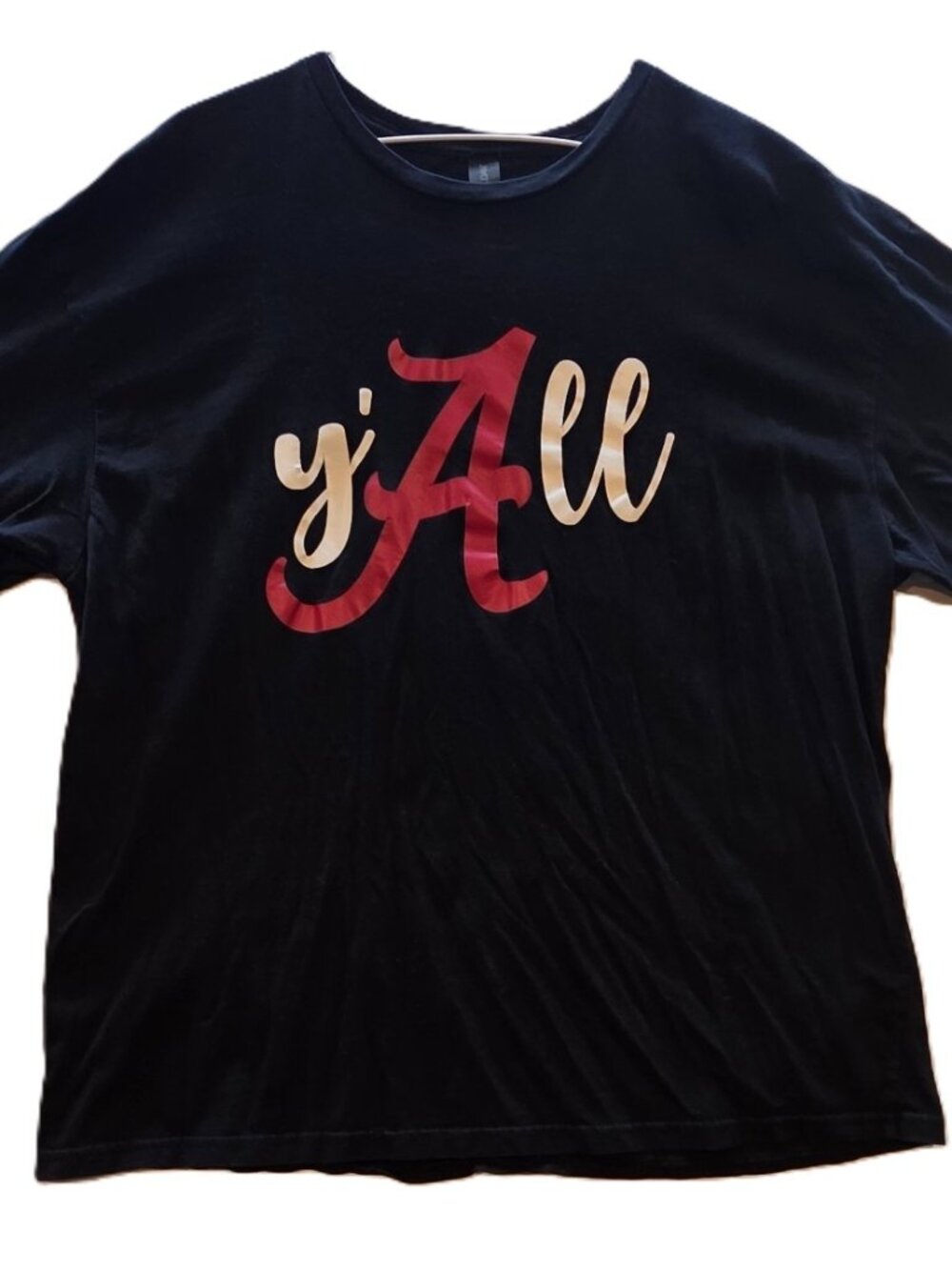 *Alabama Crimson Tide T-Shirt 2XL "Roll Tide y'All" by Gildan*